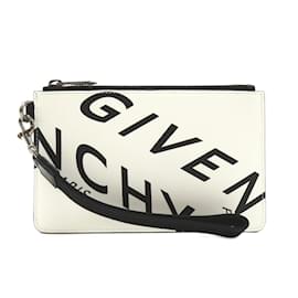 Givenchy-Clutch in pelle Givenchy-Nero,Bianco