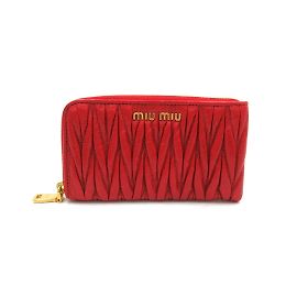 Miu Miu Matelasse iPhone Case Red
