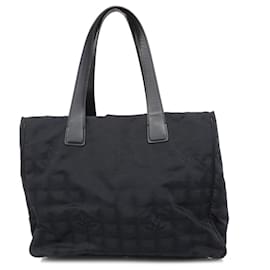 Chanel-Borsa tote in nylon nero Chanel-Nero