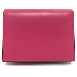 Jimmy Choo-Portafoglio bifold in pelle rosa Jimmy Choo-Rosa