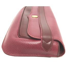 Cartier-Borsa clutch in pelle rosso vino Cartier-Altro