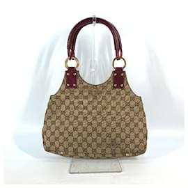 Gucci-Gucci Vintage Beiger Tragetasche-Beige