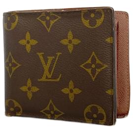 Louis Vuitton-Portafoglio Marco NM Monogramma Louis Vuitton-Marrone