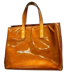 Louis Vuitton-Borsa Louis Vuitton Vernis Reed PM-Bronzo