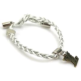 Louis Vuitton-Bracciale charm Louis Vuitton-Marrone,Bianco