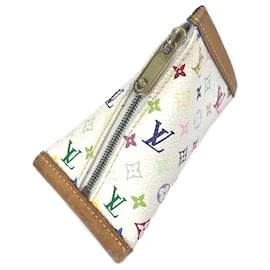 Louis Vuitton-Portafoglio Monogram Multicolore Louis Vuitton-Bianco