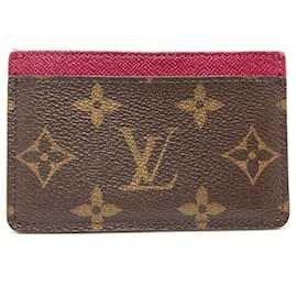 Louis Vuitton-Portafoglio per carte Monogram Louis Vuitton-Marrone