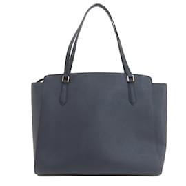 Tory Burch-Borsa tote in pelle blu navy Tory Burch-Blu navy