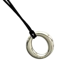 Tiffany & Co-Collana Choker Pendente in Argento 925 Tiffany Sebiana Elsa Peretti-Nero,Argento