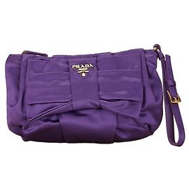 Pochette en ruban Prada 1N1422 Violet