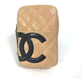 Estuche para cigarrillos Chanel A26732 Línea Cambon Beige
