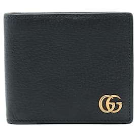 Gucci-Gucci GG Marmont Petit Bi-fold Wallet-Black