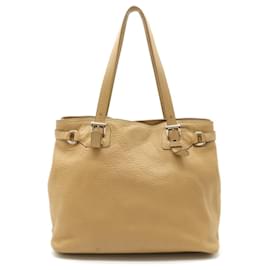 Prada-Borsa tote in pelle beige Prada-Beige