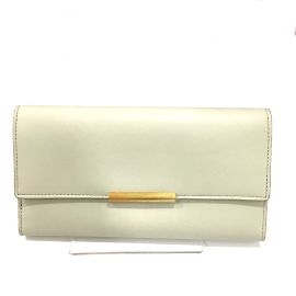 Bottega Veneta Long Wallet White