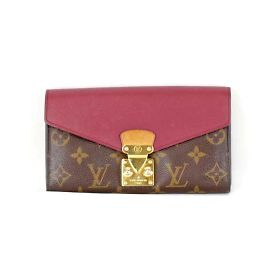 Louis Vuitton Pallas Long Geldbörse Braun Monogramm