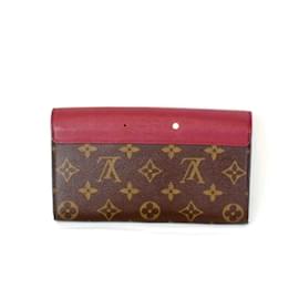 Louis Vuitton-Portafoglio Pallas Long di Louis Vuitton-Marrone,Monogramma