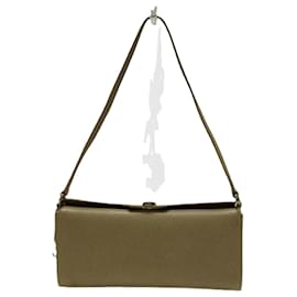 Salvatore Ferragamo-Borsa a spalla beige Gancini Salvatore Ferragamo-Beige