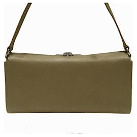 Salvatore Ferragamo-Borsa a spalla beige Gancini Salvatore Ferragamo-Beige