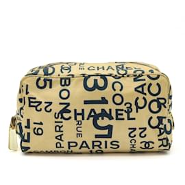 Chanel-Chanel Bi-C Line Multi-Pochette-Beige,Blu navy