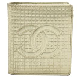 Chanel-Portafoglio bi-fold Micro Chocolate Bar di Chanel-D'oro