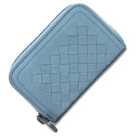 Bottega Veneta-Portafoglio in pelle blu chiaro Bottega Veneta-Blu chiaro