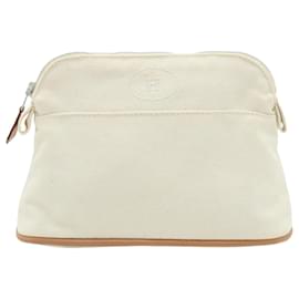 Hermès-Pochette Bolide 20 d'Hermès-Blanc,Blanc cassé