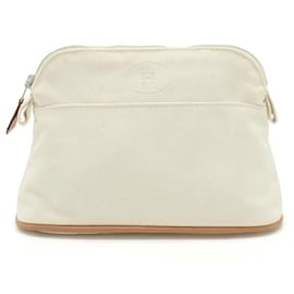 Hermès-Pochette Bolide 20 d'Hermès-Blanc,Blanc cassé