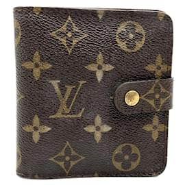 Louis Vuitton-Portafoglio bifold in monogramma marrone Louis Vuitton-Marrone