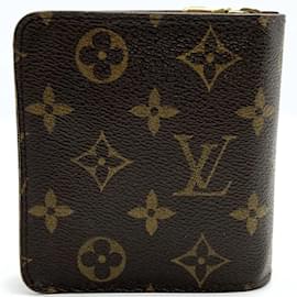 Louis Vuitton-Portafoglio bifold in monogramma marrone Louis Vuitton-Marrone