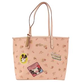 Coach-Borsa tote reversibile della collaborazione Disney con Coach-Rosa