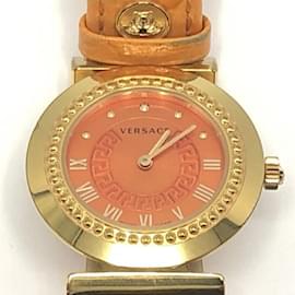 Versace-Versace Vanity Watch in Orange-Orange