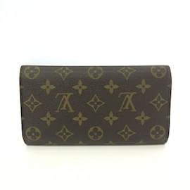 Louis Vuitton-Portafoglio Internazionale Lungo Monogramma Louis Vuitton-Monogramma