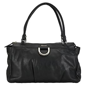 Gucci-Borsa tote in pelle nera Gucci-Nero