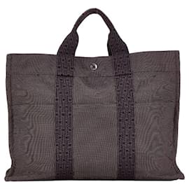 Hermès-Borsa tote Hermes Air Line MM-Marrone