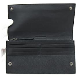 Burberry-Burberry Bi-fold Long Wallet-Black