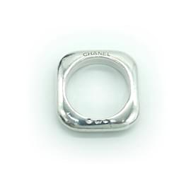 Chanel-Anello quadrato in argento 925 Chanel No. 16-Altro