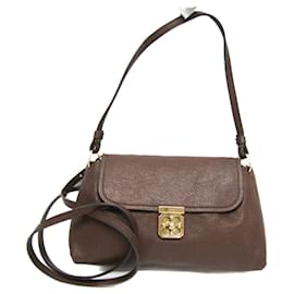 Chloé-Borsa a Spalla in Pelle Chloé Elsie-Marrone scuro