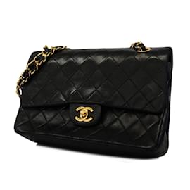 Chanel-Borsa a spalla in pelle di agnello nero Chanel-Nero