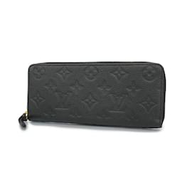 Louis Vuitton-Portafoglio lungo Monogram Empreinte Louis Vuitton-Nero,Monogramma