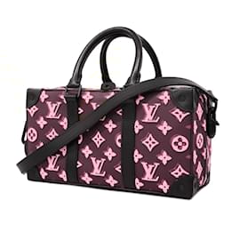 Louis Vuitton-Louis Vuitton Monogram Tuftage Speedy Soft Trunk Handbag-Brown,Yellow