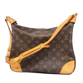 Louis Vuitton-Borsa a Spalla Boulogne 30 Monogramma Louis Vuitton-Marrone,Monogramma