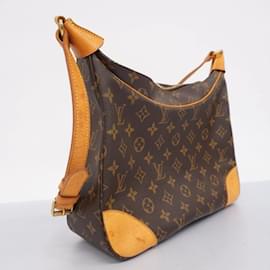 Louis Vuitton-Borsa a Spalla Boulogne 30 Monogramma Louis Vuitton-Marrone,Monogramma