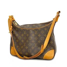 Louis Vuitton-Borsa a Spalla Boulogne 30 Monogramma Louis Vuitton-Marrone