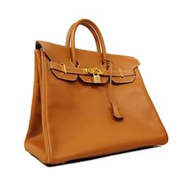 Hermès-Borsa Haute Couture Hermes-Marrone,D'oro