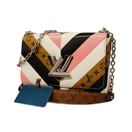 Louis Vuitton-Borsa a Spalla Epi Twist MM di Louis Vuitton-Nero,Rosa,Bianco