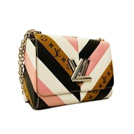 Louis Vuitton-Louis Vuitton Epi Twist MM Shoulder Bag-Black,Pink,White