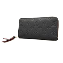 Louis Vuitton-Portafoglio lungo Louis Vuitton Monogram Empreinte Zippy M62121-Rosso