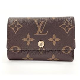 Louis Vuitton-Portachiavi Louis Vuitton Multicle 6 M62630-Marrone,Monogramma