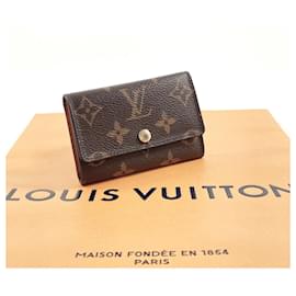 Louis Vuitton-Portachiavi Louis Vuitton Multicle 6 M62630-Marrone,Monogramma