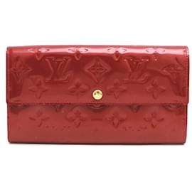 Louis Vuitton-Louis Vuitton Portefeuille Sarah Coin Purse-Red